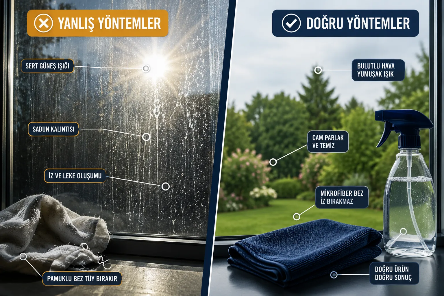 Cam Temizleyici Su Hazırlarken Sık Yapılan Hatalar Neler?