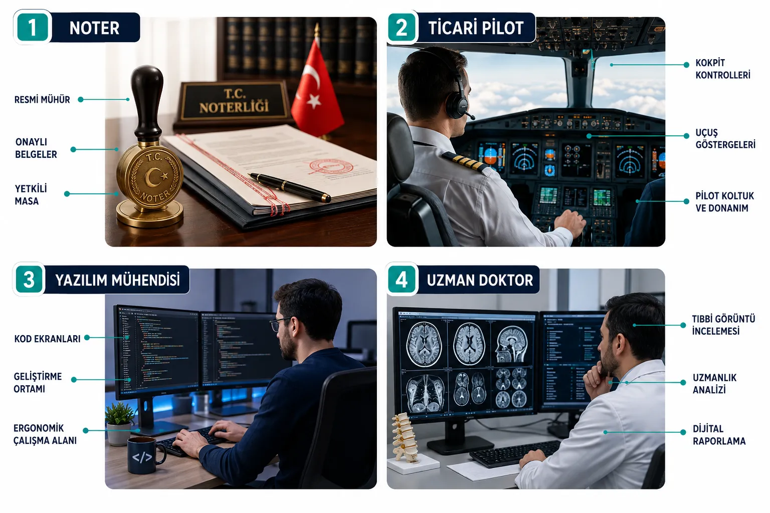 2026'da En İyi Meslekler Hangileri? Yüksek Maaş Tablosu