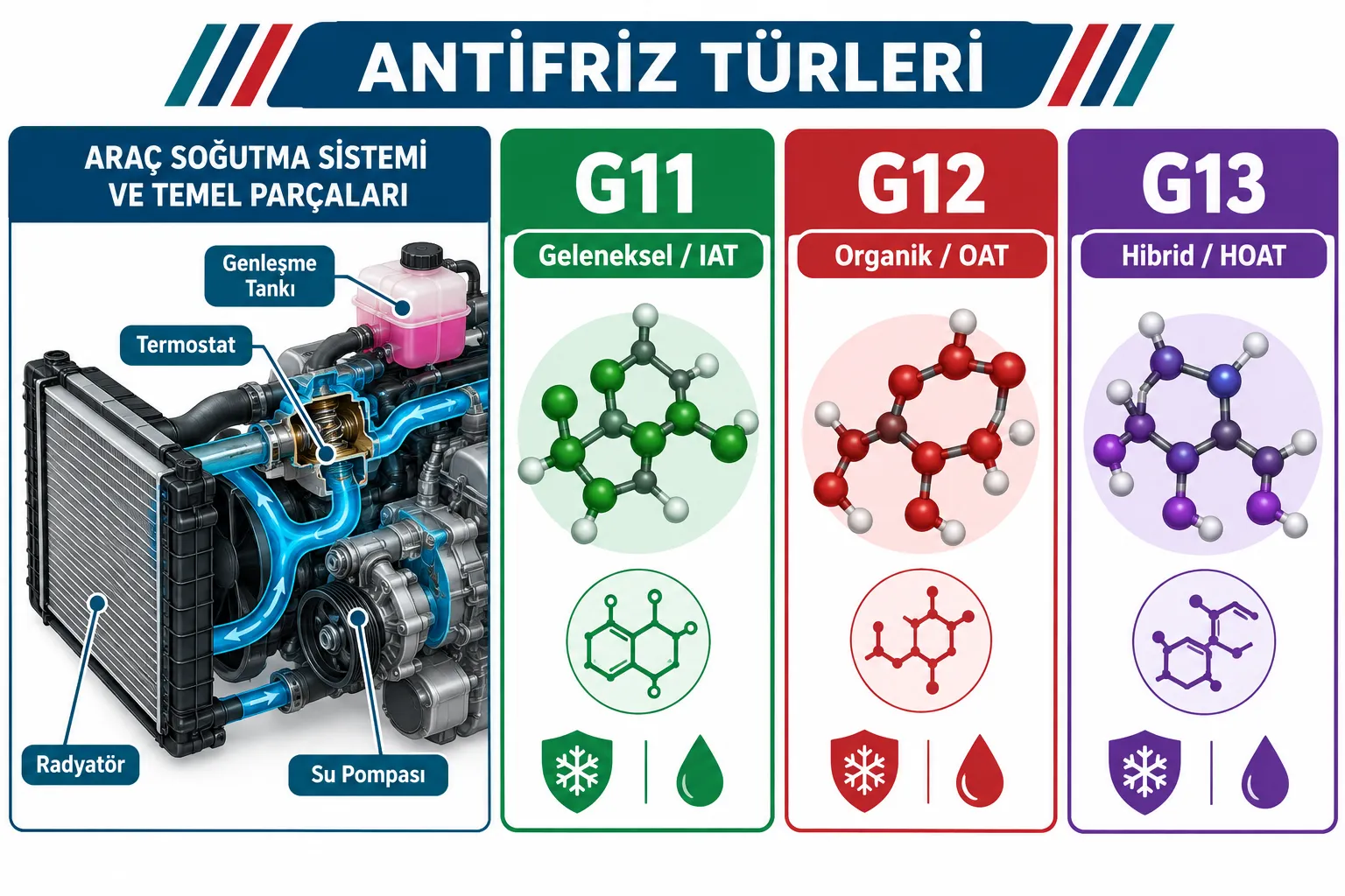 Antifriz Ne İşe Yarar, Nasıl Çalışır?